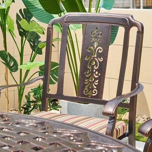 <span class=keywords><strong>de</strong></span> salle à manger 6-8 <span class=keywords><strong>personnes</strong></span> Mobilier moderne en aluminium pour l'extérieur Chaise <span class=keywords><strong>et</strong></span> <span class=keywords><strong>table</strong></span> <span class=keywords><strong>de</strong></span> barbecue pour restaurant - Product Image 3