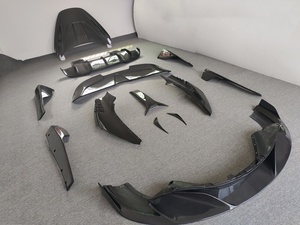 Kit de Carrocería para McLaren 720S Estilo <span class=keywords><strong>R</strong></span>, Fibra de Carbono, Labio Delantero, Difusor Trasero, Alerón Trasero, Guardabarros, Capó, Faldones Laterales - Product Image 3