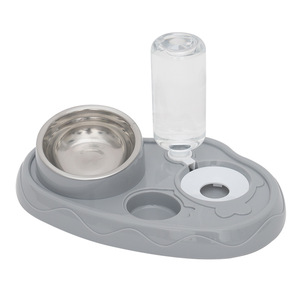 Gamelle pour chat, gamelle double, gamelle pour chien, distributeur d'eau automatique, gamelle pour chien, gamelle pour chat, gamelle d'eau pour animaux, gamelle anti-renversement - Product Image 5