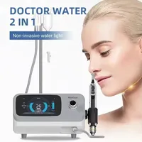 Appareil de nettoyage facial à jet d'eau haute pression 2 en 1, pistolet d'injection d'eau à oxygène, pour le rajeunissement de la peau