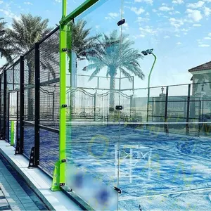 QFAN Padel Court, китайский ПАЛА-падель, теннисный корт, купить, завод, высокое качество, 12 мм, травяной падель, Корт с 15 мм газоном, импортный T