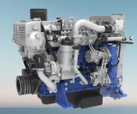 Moteur diesel marin haute vitesse Weichai WP4.1N Série 88kw -140kw WP4.1NC190-26E220 pour yacht avec certificat IMO