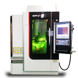 Máquina de torno cnc de 5 eixos, 100w, material super duro, ferramenta PCD, centro de processamento a laser vertical de cinco eixos