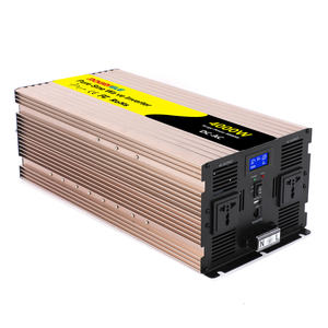 Convertisseur d'énergie solaire à onde sinusoïdale pure 4000W/4kW <span class=keywords><strong>4000</strong></span> Watts 12V/24V/48V DC vers AC 110V/220V pour utilisation automobile et climatiseur - Product Image 2