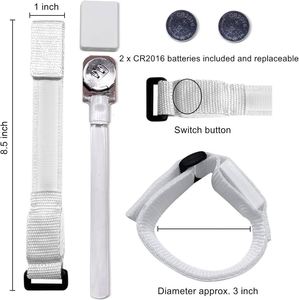 Bracelets LED Lumineux Clignotants, Bracelets Lumineux dans l'Obscurité, Fournitures pour Fêtes, Mariages, Concerts, Camping, Événements Sportifs - Product Image 2