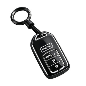 Housse de clé pour <span class=keywords><strong>Honda</strong></span> avec <span class=keywords><strong>porte</strong></span>-clés, étui de protection en TPU pour clé intelligente <span class=keywords><strong>Honda</strong></span> Accord <span class=keywords><strong>Civic</strong></span> CRV Pilot Passport - Product Image 5