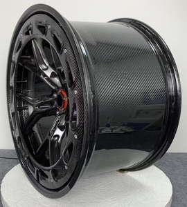 Rines de Carreras de Aleación de Aluminio Forjado 6061 T6 Personalizados de 16-22 Pulgadas 5x112/114.3/120, Acabado Negro Cóncavo, Multirradio, Nuevos, Universales - Product Image 3