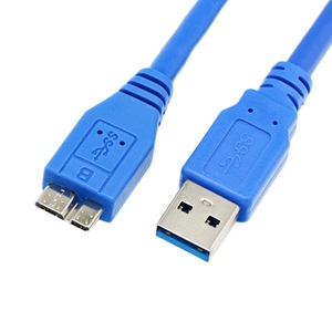 <b>Usb</b> 3.0 To Micro B Data <b>Cable</b> Blue High Speed 5a Fast <b>Charging</b> Tin Plated Copper Wire - Product Image 4