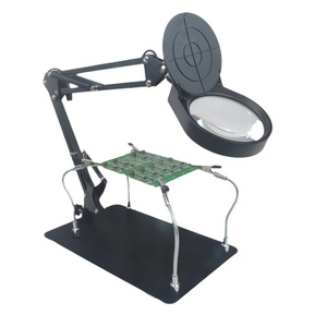 Inspection de réparation de téléphone portable table de soudage lampe circuit imprimé fixation soudage auxiliaire PCB montage loupe - Product Image 1