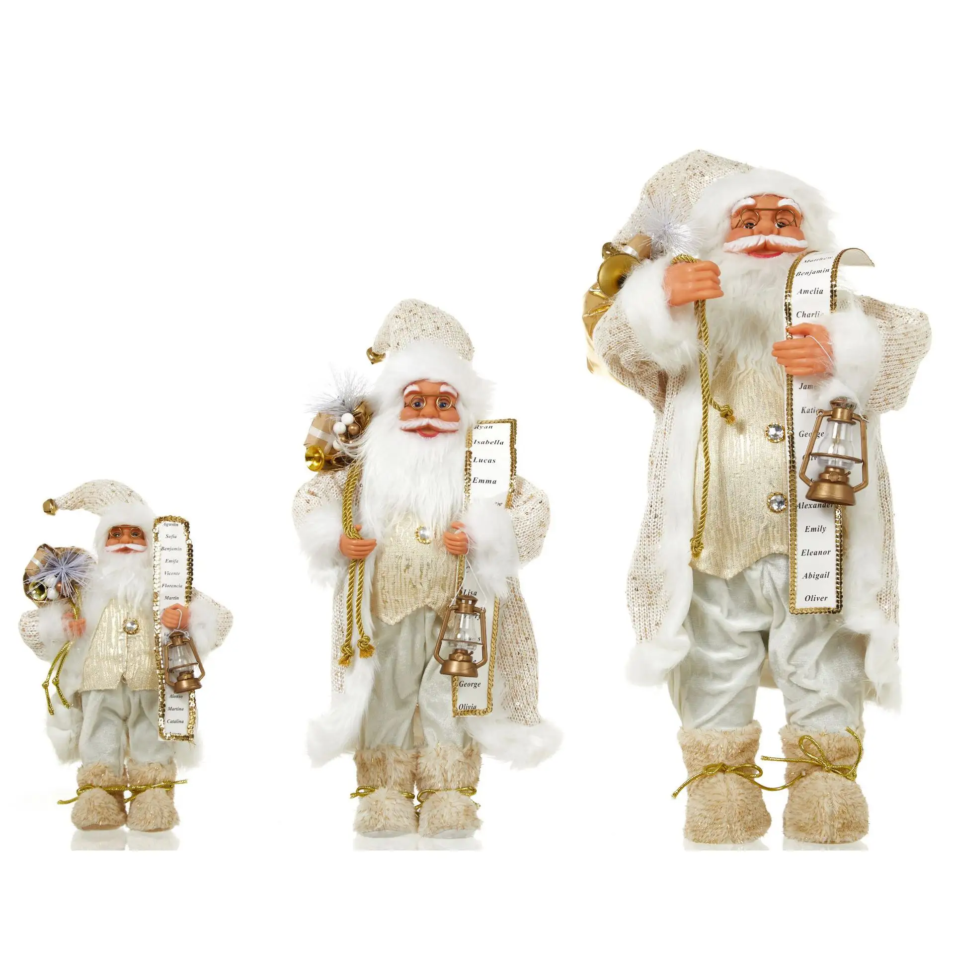 Natale babbo natale ornamenti decorazioni natale decorazione della casa artigianato natalizio babbo natale peluche bambole di babbo natale