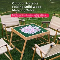 Table de mahjong chinoise classique avec plateau lisse pour les jeux de loisirs quotidiens