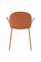 Vente en gros de chaises en plastique pour l'extérieur, design nordique, pétale, incassable en fibre, pour café, événement, restaurant