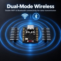 Papan Pengembangan ESP32-C3 SuperMini, RISC-V 160MHz, WiFi + Bluetooth 5.0, Type-C, Modul Daya Rendah Ultra-Kompak untuk Arduino