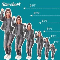 Standee personnalisé en carton écologique pliable et rotatif grand format – Cadeaux photo personnalisés pour intérieur/extérieur