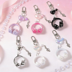 Catenella <span class=keywords><strong>per</strong></span> Telefono con Cuffie Original Love for Music, Accessorio Versatile e Alla Moda, Portachiavi <span class=keywords><strong>per</strong></span> Borsa con Catenella CCD Goo Card - Product Image 1
