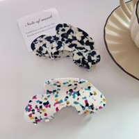 Pince à cheveux personnalisable en acétate Yuxi, motif requin dessin animé français mignon, 10 cm, accessoires de coiffure pour femme pour les fêtes