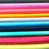 90% polyester et 10% coton T/C tissé popeline doublure textile tissu uni blanc et teint pour le marché africain