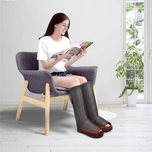 Botas masajeadoras de compresión de aire para pies y pantorrillas, con calor - Product Image 2