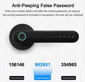 Mới đến tuya thông minh BT khóa cửa với wifi <span class=keywords><strong>RFID</strong></span> <span class=keywords><strong>IP</strong></span> Mạng-Kẽm hợp kim vân tay mật khẩu ứng dụng mở khóa ứng dụng tương thích - Product Image 4