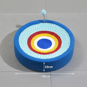 New Large Pet Grinding Paws Cat Scratch Board With Ball Toys <b>Bed</b> Starry Sky Elliptical Cat <b>Nest</b> - Product Image 4
