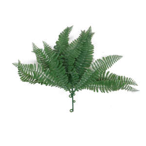 Plantes artificielles vertes, buissons, feuilles de fougère artificielle de Boston, tiges d'eucalyptus, matériau PE imperméable pour la décoration de la maison - Product Image 3
