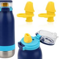 YDS Bite Valve Remplacement Bouteille D'eau Embouchure Bec En Silicone Compatible avec Ello Cooper 18/22/32/40oz Bouteille D'eau