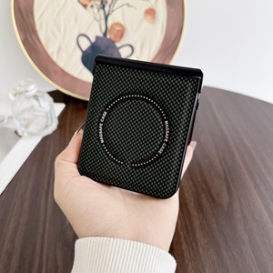 สำหรับ Samsung สำหรับ Galaxy Z Z flip 7 6 5 4 <span class=keywords><strong>3</strong></span>เคสมือถือแม่เหล็กกันกระแทกหนัง PU 10คีย์เวิร์ดขึ้นอยู่กับคุณสมบัติของชื่อ - Product Image 3