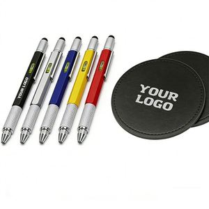 Promotional <b>Pen</b> With Logo 6 in 1 Multi Function <b>Pens</b> Wholesale for Business Event Promo <b>Gifts</b> - Product Image 1