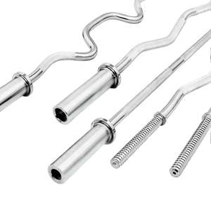 सपा कस्टम लोगो उच्च गुणवत्ता शरीर सौष्ठव प्रशिक्षण जिम घुमावदार सलाखों भारोत्तोलन लोहे का दंड कर्ल बार - Product Image 3