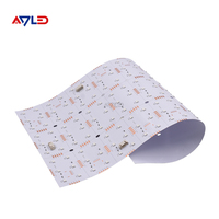 Panneau lumineux LED RGB 162 LED, flexible, faible émission de chaleur, DC24V 30W, panneau LED fin pour éclairage encastré mural décoratif
