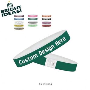Set de Pulseras de Papel Tyvek - Impresión de Logotipo Personalizado para Ferias Comerciales, Marketing de Marca, Paquete Promocional, Regalo al por Mayor - Product Image 2