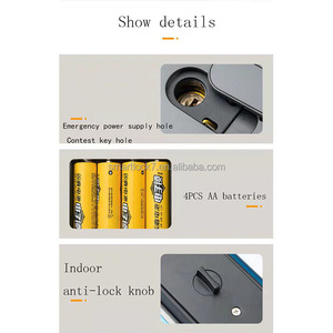 Venta caliente Cerraduras Para Puertas De Casas Inteligentes Reconocimiento de huellas dactilares sin llave TUYA APP Puerta Mirilla Cámara Wifi - Product Image 6