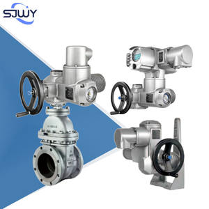 Actionneur de régulation AUMA SQR avec unité de poussée linéaire <span class=keywords><strong>LE</strong></span> et unité de commande AC 01.2 pour vanne électrique industrielle - Product Image 1