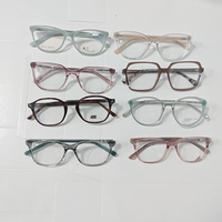 Montures optiques en acétate à motifs vintage, couleurs mélangées, vente en gros, marque privée, lunettes de vue sur ordonnance, fourniture directe d'usine