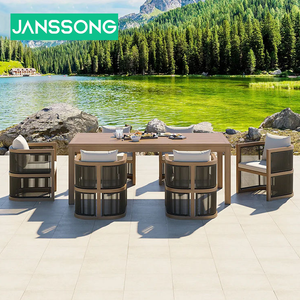 <span class=keywords><strong>Mesa</strong></span> <span class=keywords><strong>de</strong></span> comedor <span class=keywords><strong>de</strong></span> teca al aire libre <span class=keywords><strong>y</strong></span> sillón tejido <span class=keywords><strong>de</strong></span> cuerda <span class=keywords><strong>Juego</strong></span> <span class=keywords><strong>de</strong></span> <span class=keywords><strong>mesa</strong></span> <span class=keywords><strong>de</strong></span> comedor <span class=keywords><strong>de</strong></span> <span class=keywords><strong>jardín</strong></span> <span class=keywords><strong>de</strong></span> patio <span class=keywords><strong>de</strong></span> 7 piezas - Product Image 2