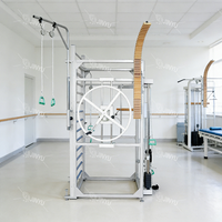 Kit de 8 Piezas para Rehabilitación de Terapia Física de Extremidades Superiores, Muletas y Equipo de Ejercicio Múltiple para Manos y Hombros