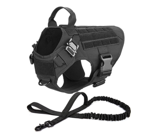 Offre Spéciale gilet pour animaux de compagnie fournitures pour animaux de compagnie doux rembourré sans traction réglable mise à niveau tactique harnais pour chien - Product Image 5