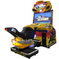 Nouveau simulateur de course automobile de luxe FF de 42 pouces, jeux de moto, arcade, super moto 2, machine de jeu