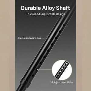 <b>Walking</b> <b>Stick</b> Four Legged Telescopic Aluminum Alloy Anti Slip <b>Collapsible</b> For Elderly Hiking Support - Product Image 5