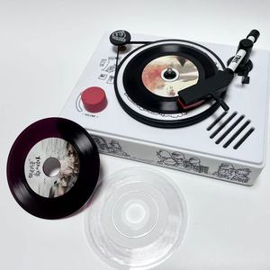 3 Inch Khuyến Mãi Nhạc Âm Thanh Tùy Chỉnh LP Nhỏ Màu Đen Cho Máy Ghi Âm Nhà Sản Xuất Ép Đĩa Vinyl - Product Image 1