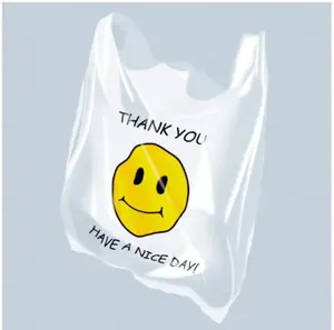 HDPE custom printed custom size shopping plastic bag vegetable bag