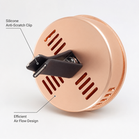 Diffuseur de parfum pour voiture de luxe personnalisé, clip de ventilation en métal, aromathérapie pour décoration intérieure, logo personnalisé, vente en gros OEM