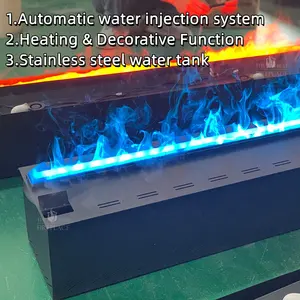 Toptan modern simülasyon sahte alev şömine uzaktan kumanda yapay dekor kapalı ekler led ısıtıcı elektrikli şömine