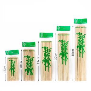 Brochettes jetables en bambou naturel JIAHUI, faciles à nettoyer, non enduites, vente en gros - Product Image 3