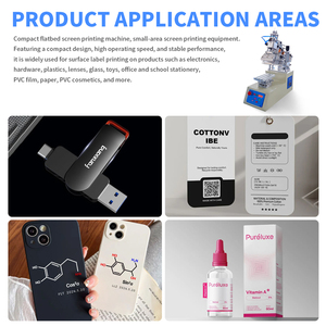 New xiên cánh tay tự động in lụa Màn hình máy in logo với chất lượng bộ phận máy móc - Product Image 6