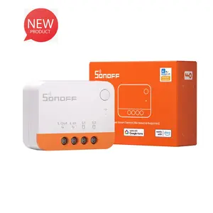 SONOFF ZBMINI-L2 Smart Switch Kein Neutral leiter ZigBee MINI 2-Wege-Smart-Home-Switch mit eWeLink-und Sprach steuerung