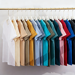 Camiseta Básica para Hombre 100% Algodón, Venta al Por Mayor de Fábrica, Impresión de Logotipo Personalizado, Cuello Redondo, Corte Regular, para Compras Grupales - Product Image 1