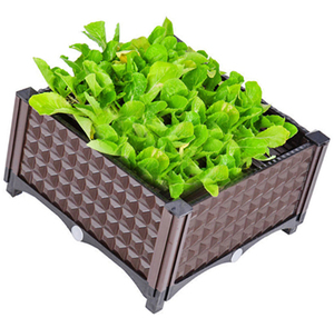 Jardinera grande de <span class=keywords><strong>Pvc</strong></span> para vegetales al aire libre, maceta de flores de plástico para cama de jardín elevada Vertical - Product Image 1