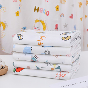 Couverture d'emmaillotage pour bébé Carlota 85x85 cm en pur coton imprimé dessin animé pour nourrissons, utilisation printemps-automne - Product Image 2