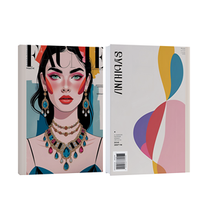 Impression de brochures de magazines en couleur pleine page avec reliure à points, papier couché, couverture souple, vente en gros de livres - Product Image 3